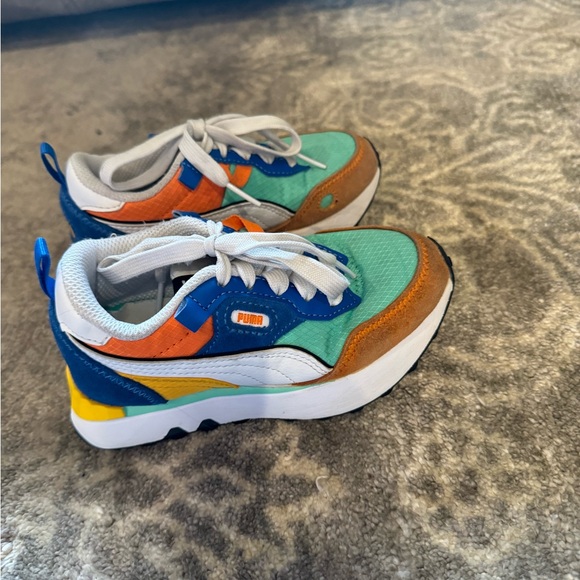 Puma Kids Boys Rider Fv Future Vintage Lace Up Sneakers Shoes Casual - Picture 4 of 6